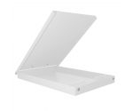 Aluminum Storage Clipboard - White